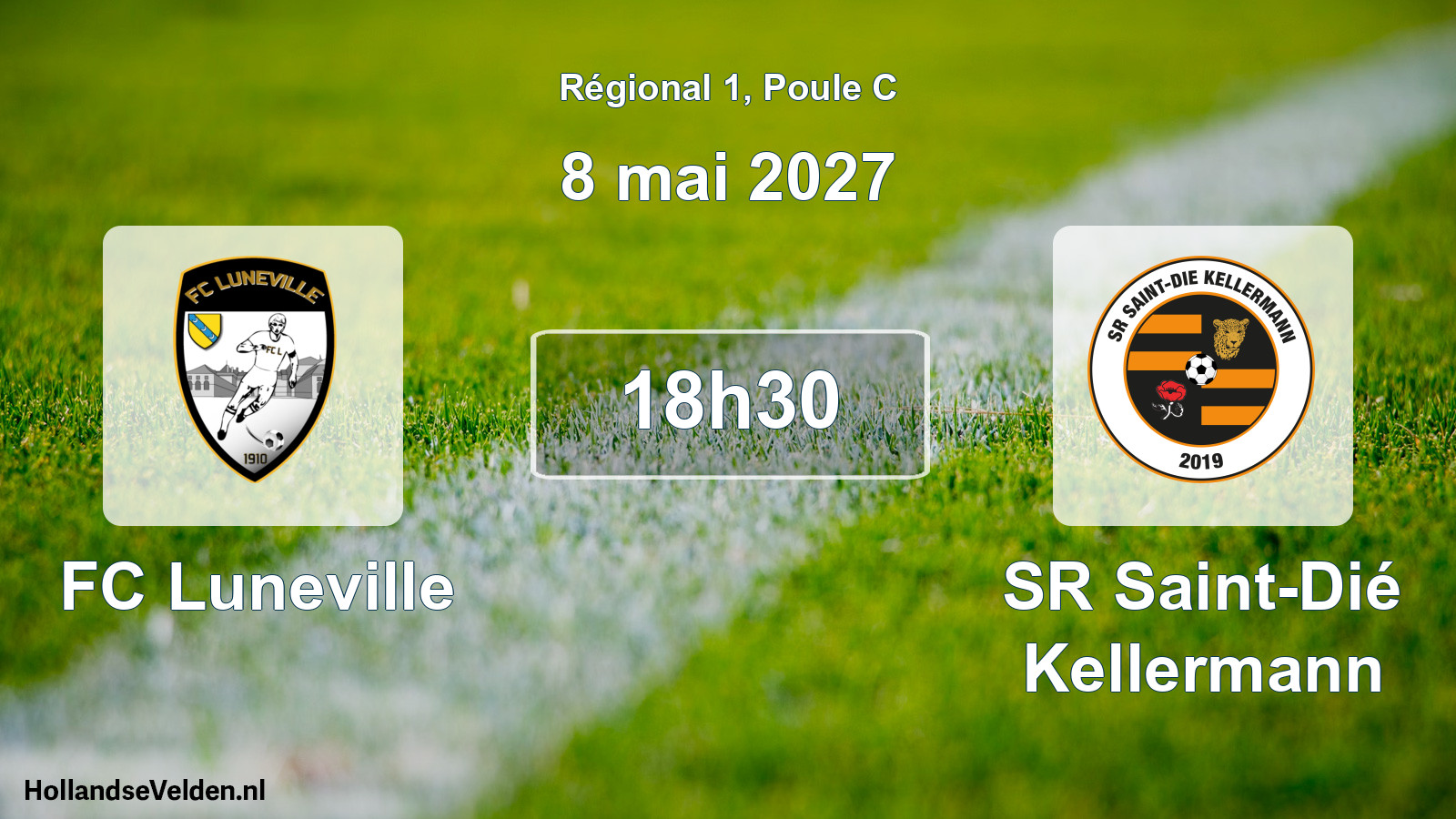 Match programmé: FC Luneville - SR Saint-Dié Kellermann (8 mai 2027)