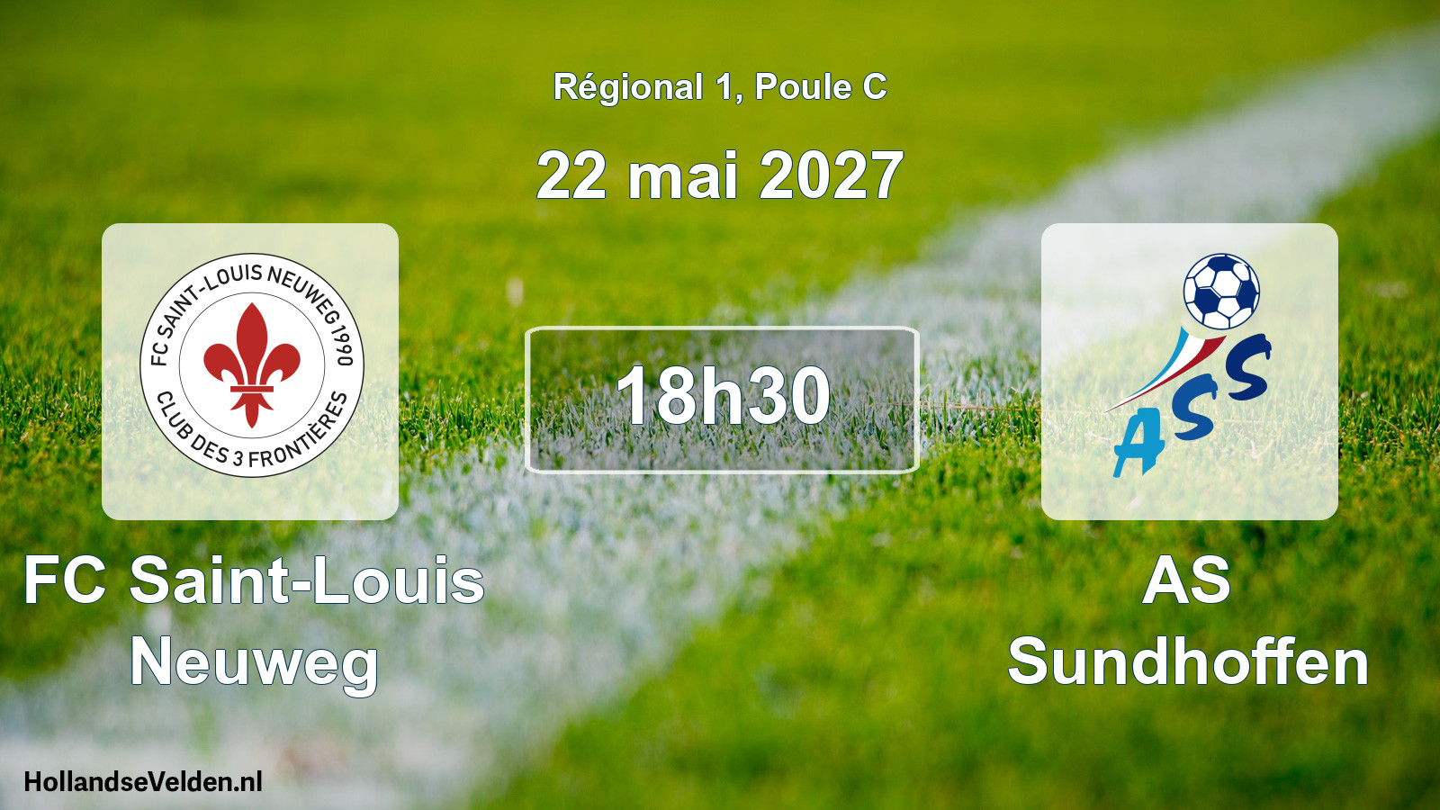 Match programmé: FC Saint-Louis Neuweg - AS Sundhoffen (22 mai 2027)