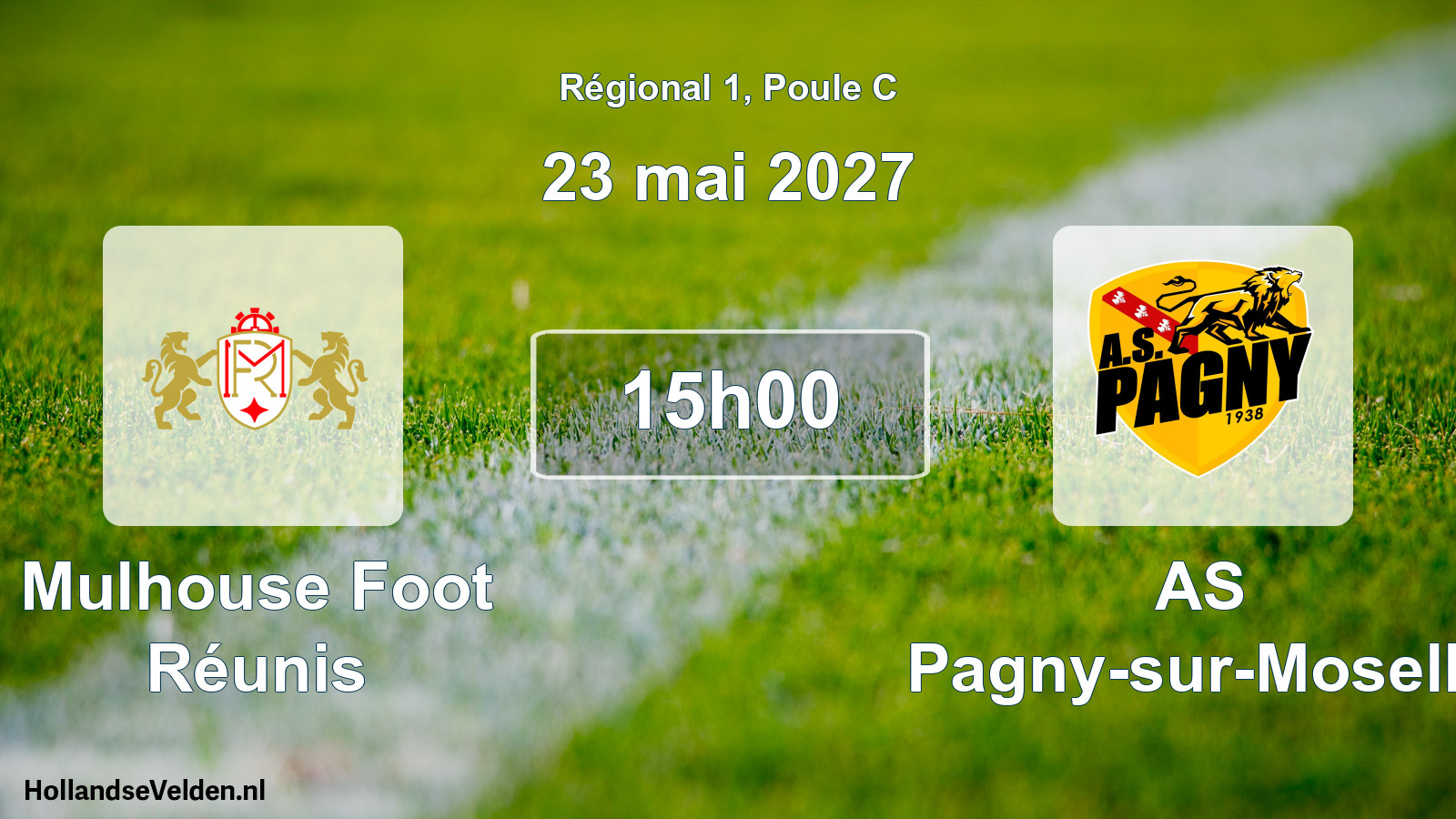 Scheduled Match: Mulhouse Foot Réunis - AS Pagny-sur-Moselle (23 May 2027)
