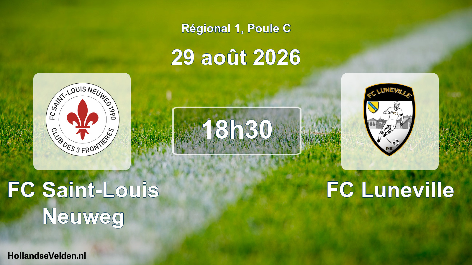 Scheduled Match: FC Saint-Louis Neuweg - FC Luneville (29 August 2026)