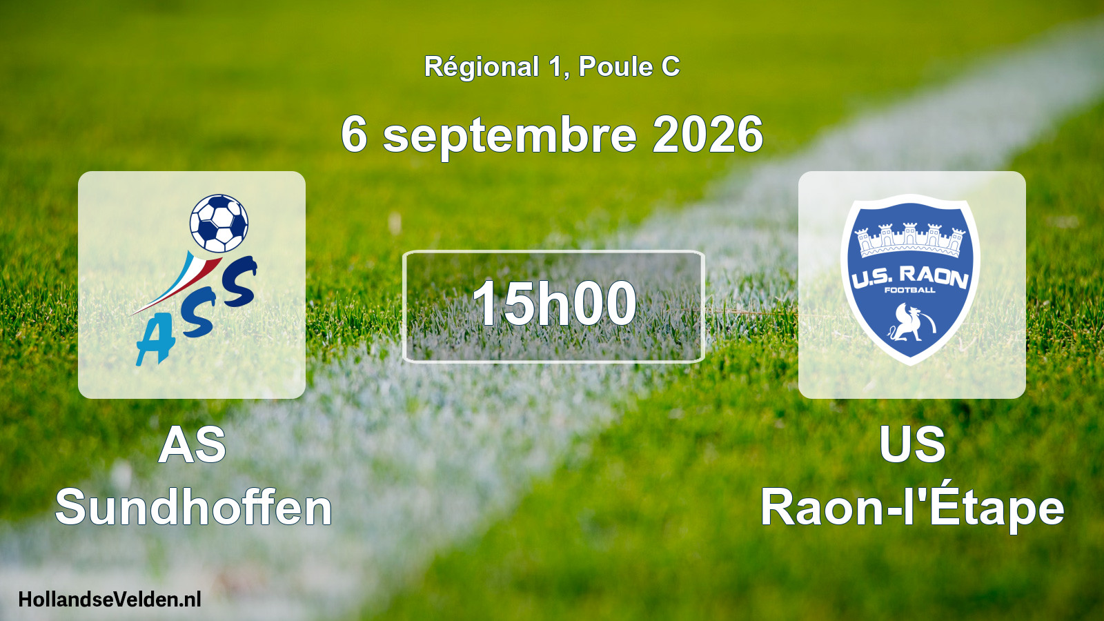 Scheduled Match: AS Sundhoffen - US Raon-l'Étape (6 September 2026)