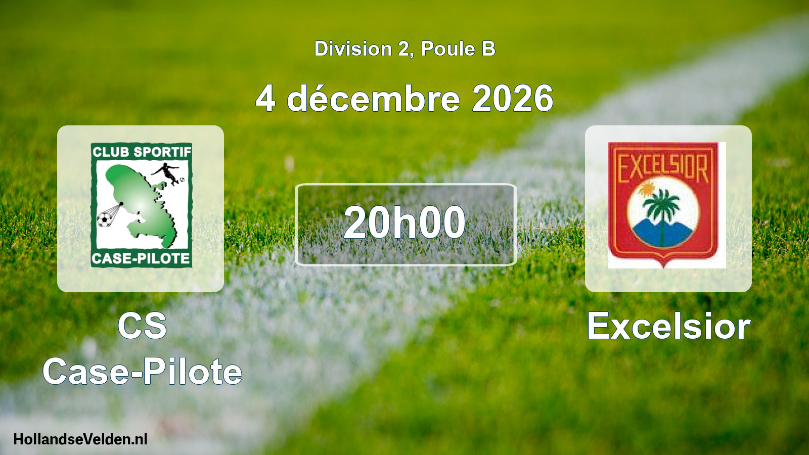 Match programmé: CS Case-Pilote - Excelsior (4 décembre 2026)