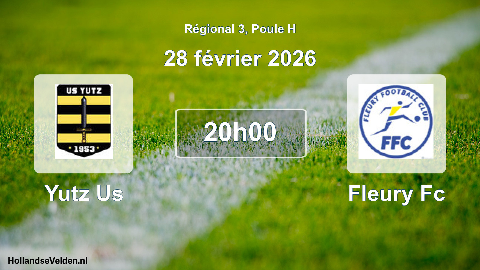 Scheduled Match: Yutz Us - Fleury Fc (28 February 2026)