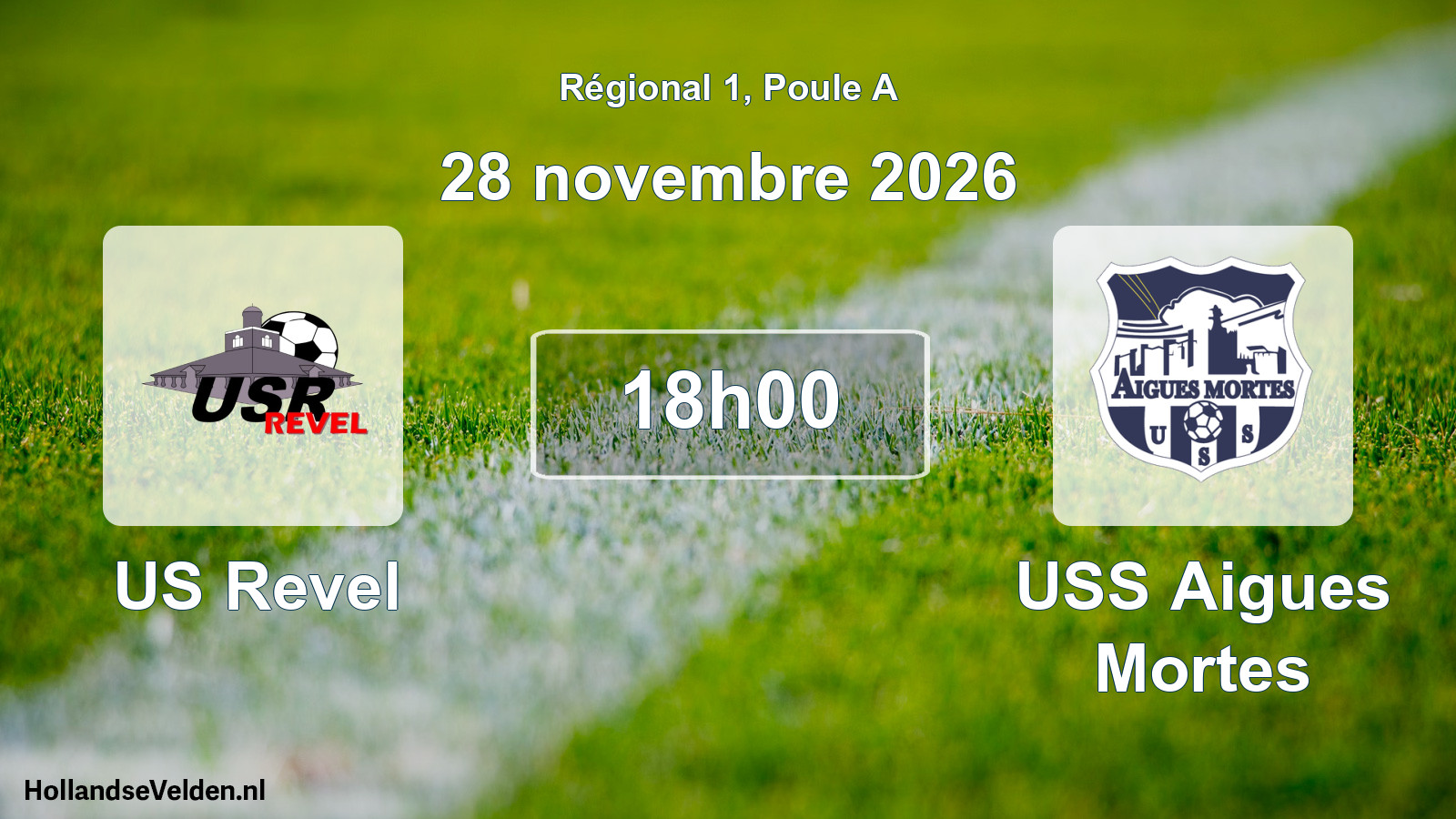 Geplande wedstrijd: US Revel - USS Aigues Mortes (28 november 2026)