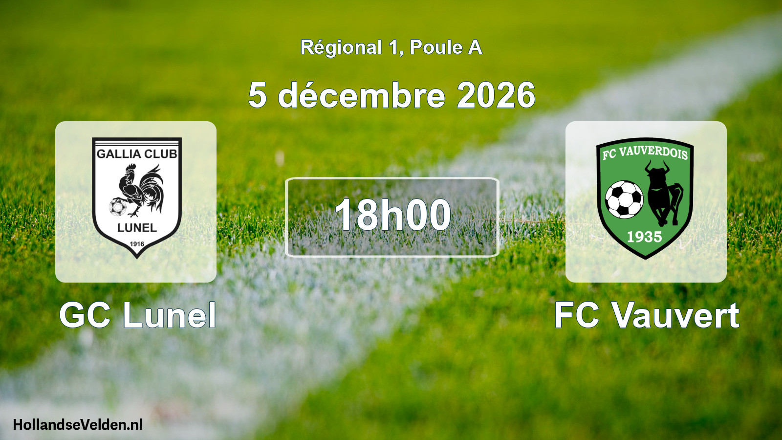 Scheduled Match: GC Lunel - FC Vauvert (5 December 2026)