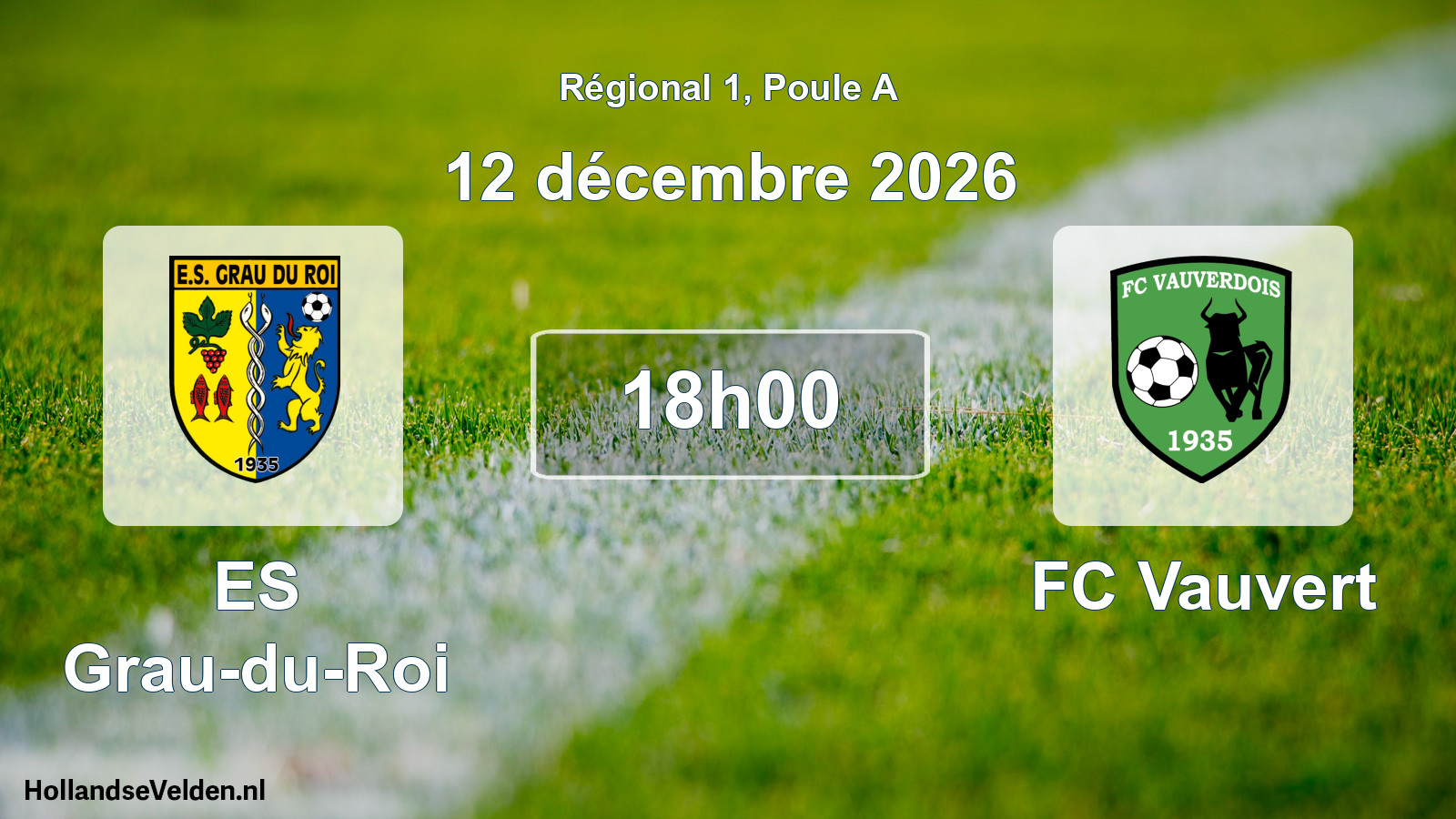 Scheduled Match: ES Grau-du-Roi - FC Vauvert (12 December 2026)