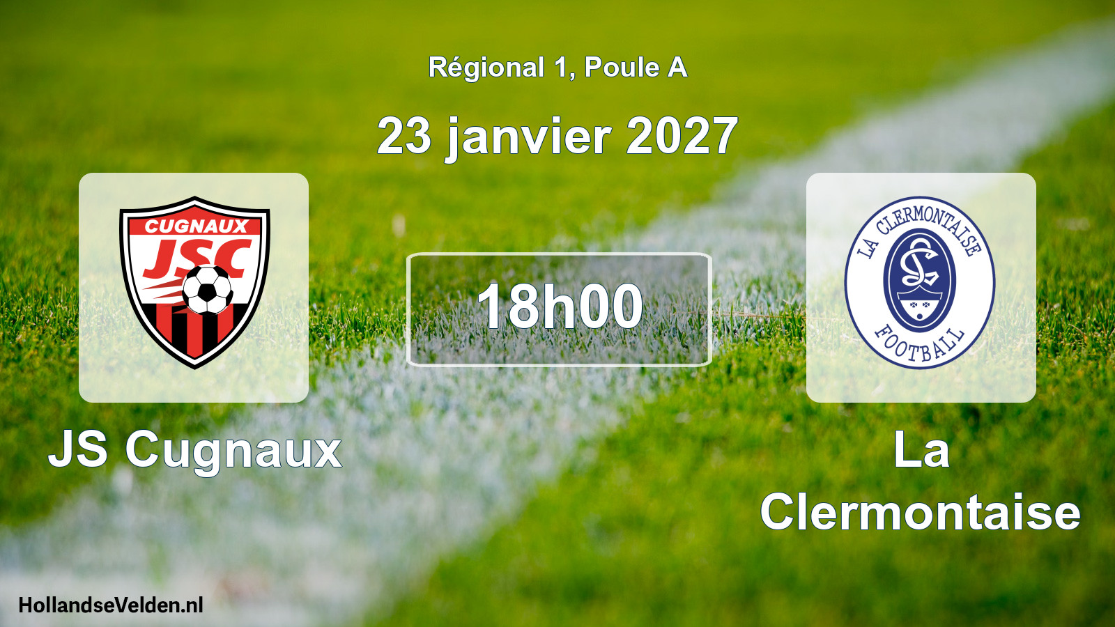 Scheduled Match: JS Cugnaux - La Clermontaise (23 January 2027)