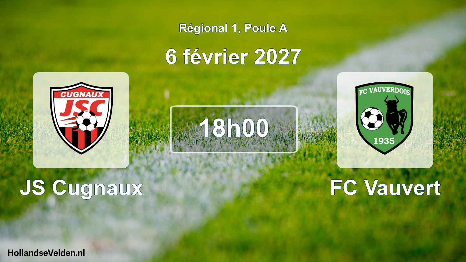 Scheduled Match: JS Cugnaux - FC Vauvert (6 February 2027)
