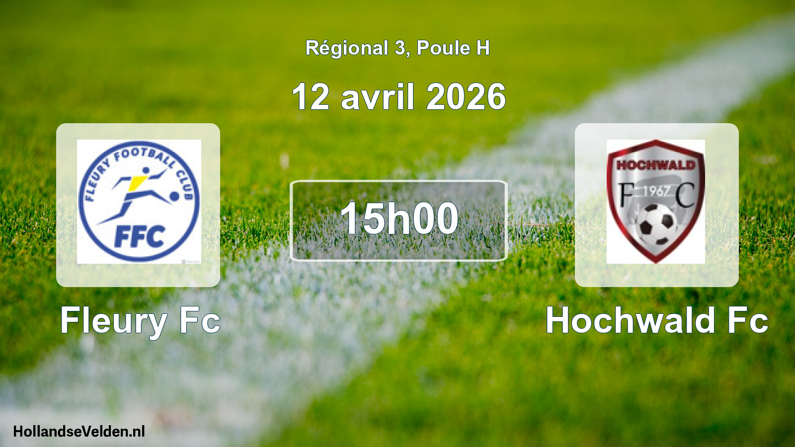 Scheduled Match: Fleury Fc - Hochwald Fc (12 April 2026)