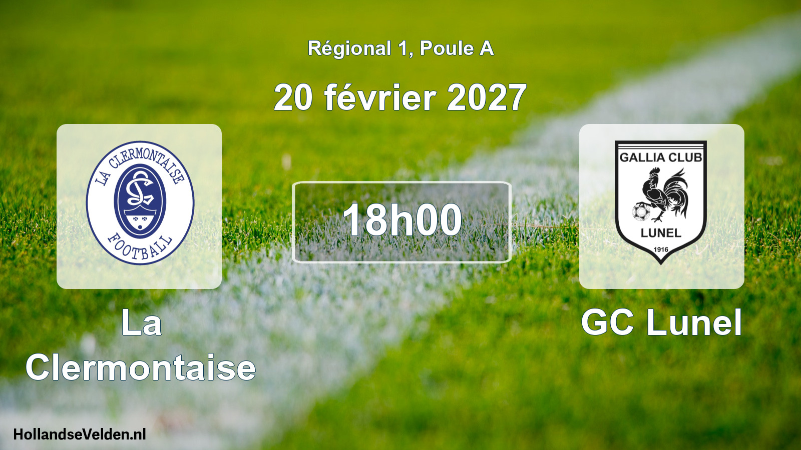 Scheduled Match: La Clermontaise - GC Lunel (20 February 2027)
