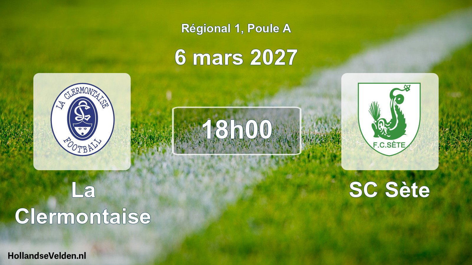 Match programmé: La Clermontaise - SC Sète (6 mars 2027)