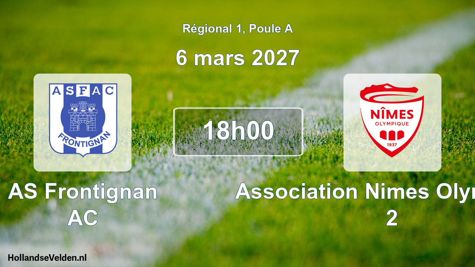 Scheduled Match: AS Frontignan AC - Association Nimes Olympique 2 (6 March 2027)