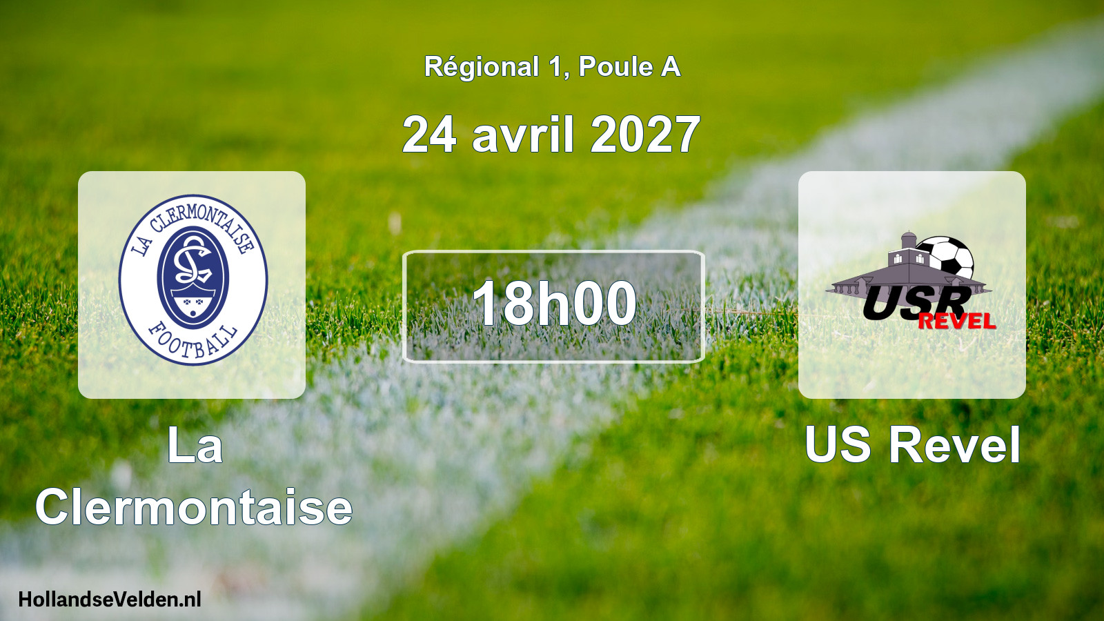 Match programmé: La Clermontaise - US Revel (24 avril 2027)