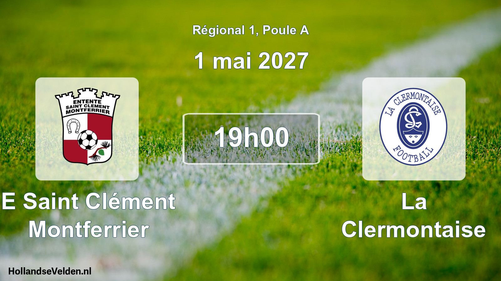 Match programmé: E Saint Clément Montferrier - La Clermontaise (1 mai 2027)