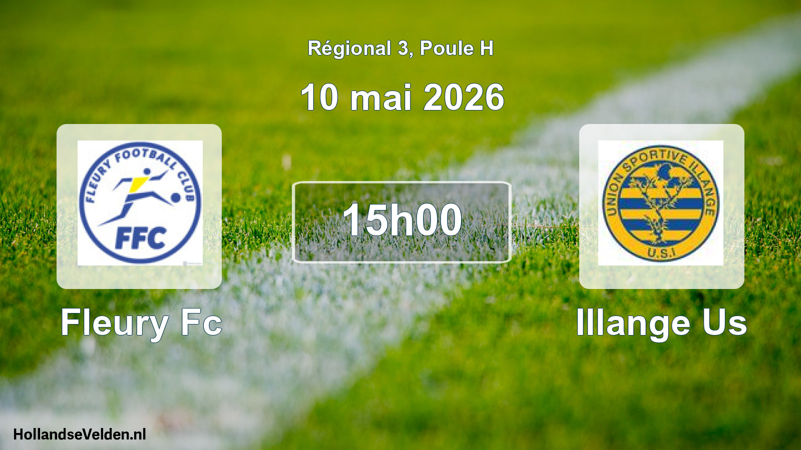 Geplande wedstrijd: Fleury Fc - Illange Us (10 mei 2026)