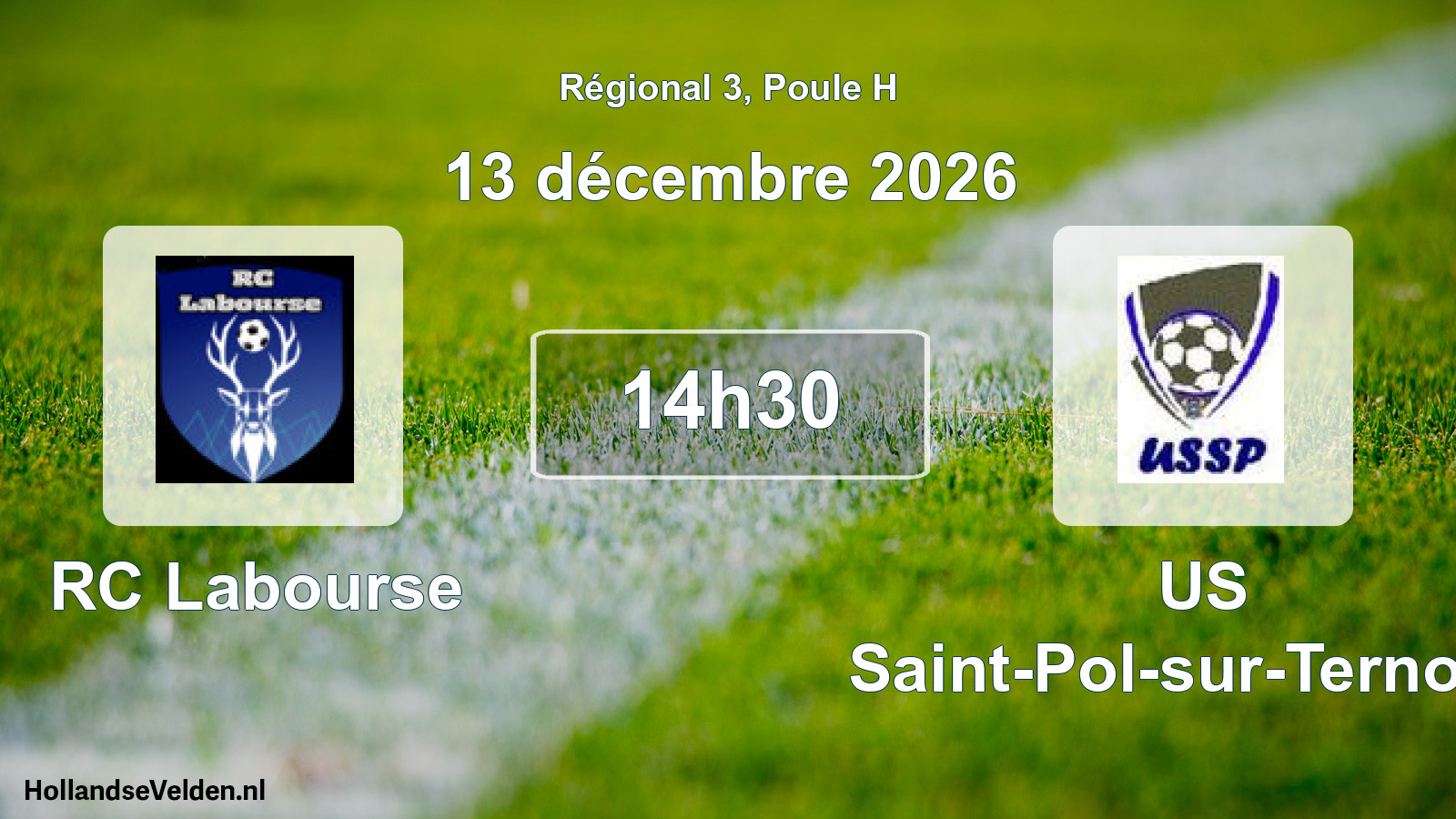Scheduled Match: RC Labourse - US Saint-Pol-sur-Ternoise (13 December 2026)