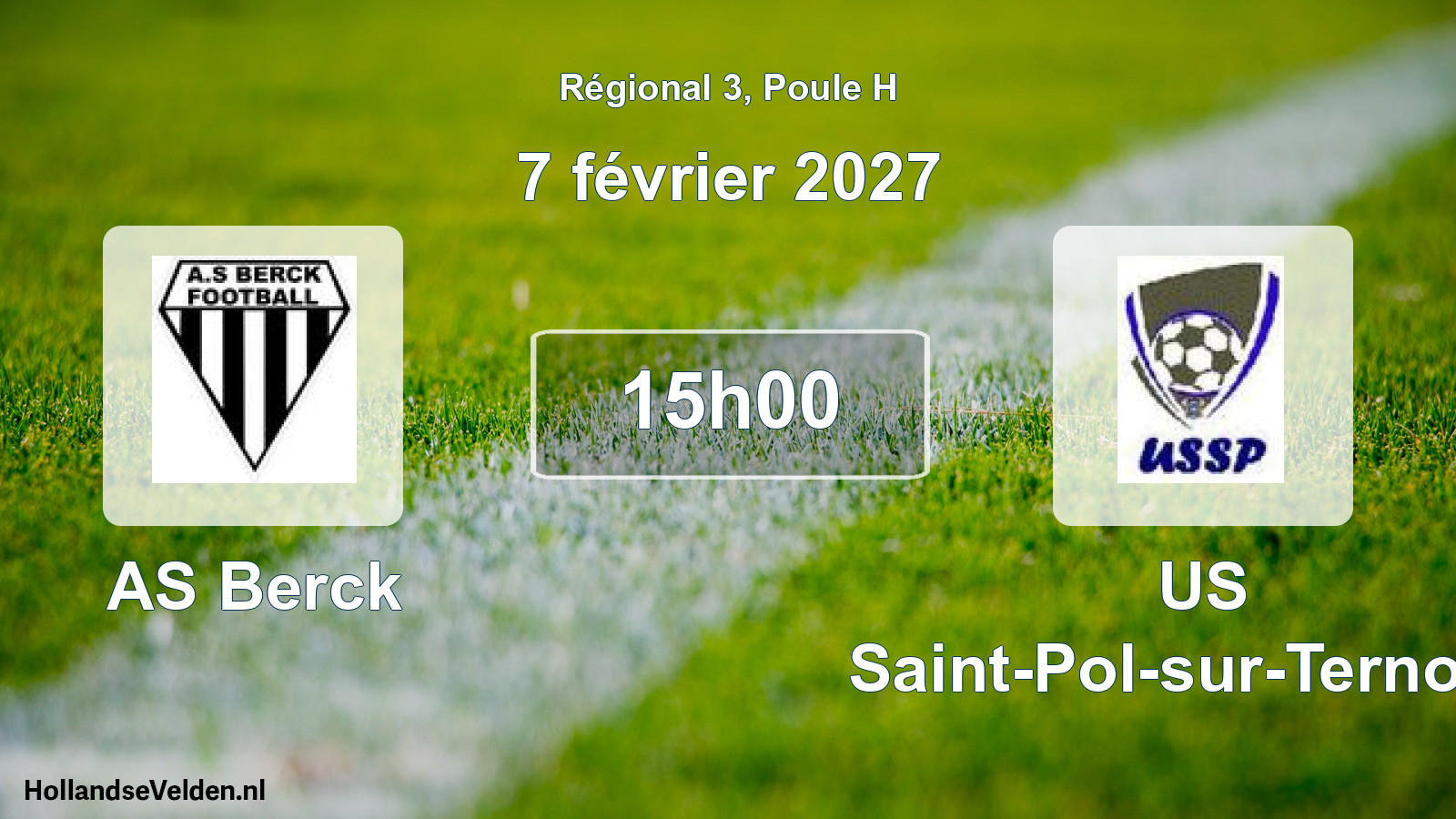 Scheduled Match: AS Berck - US Saint-Pol-sur-Ternoise (7 February 2027)
