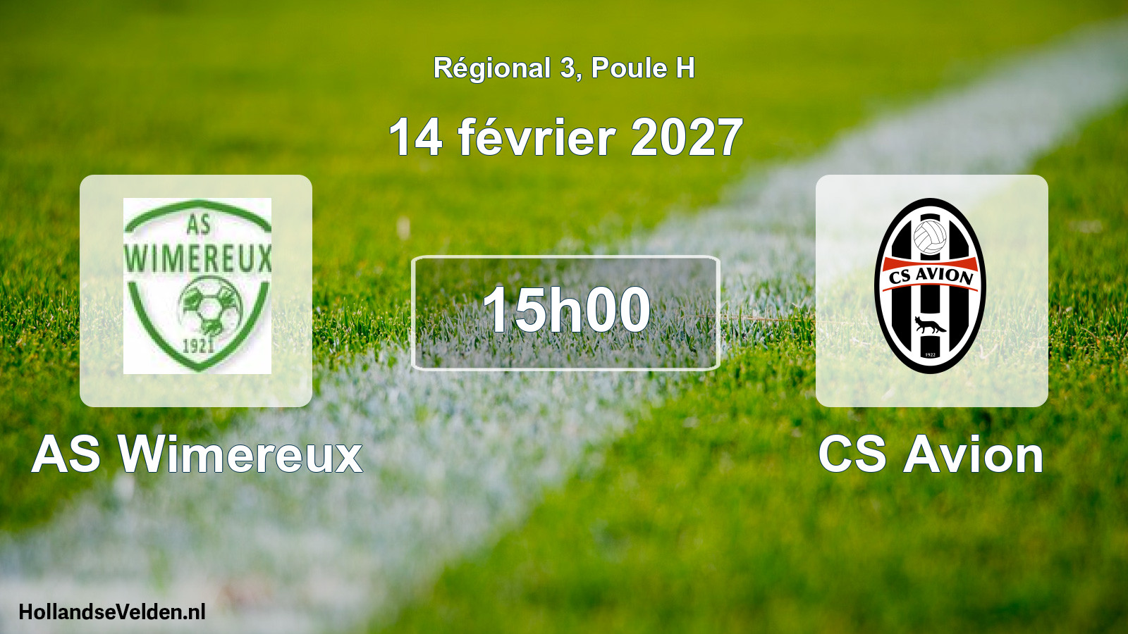 Scheduled Match: AS Wimereux - CS Avion (14 February 2027)