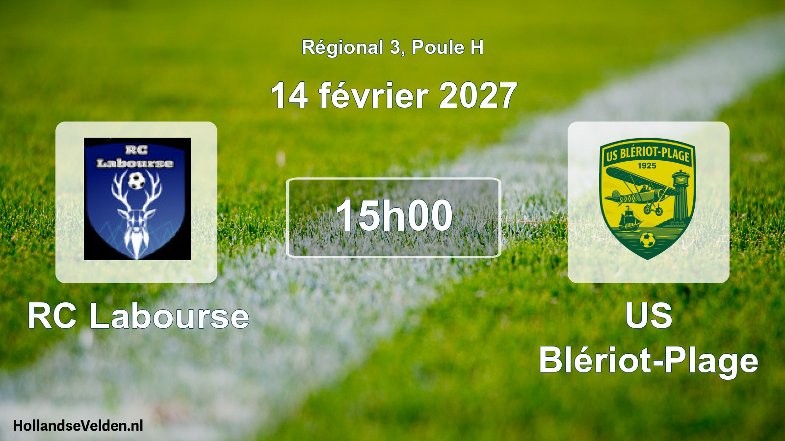 Scheduled Match: RC Labourse - US Blériot-Plage (14 February 2027)