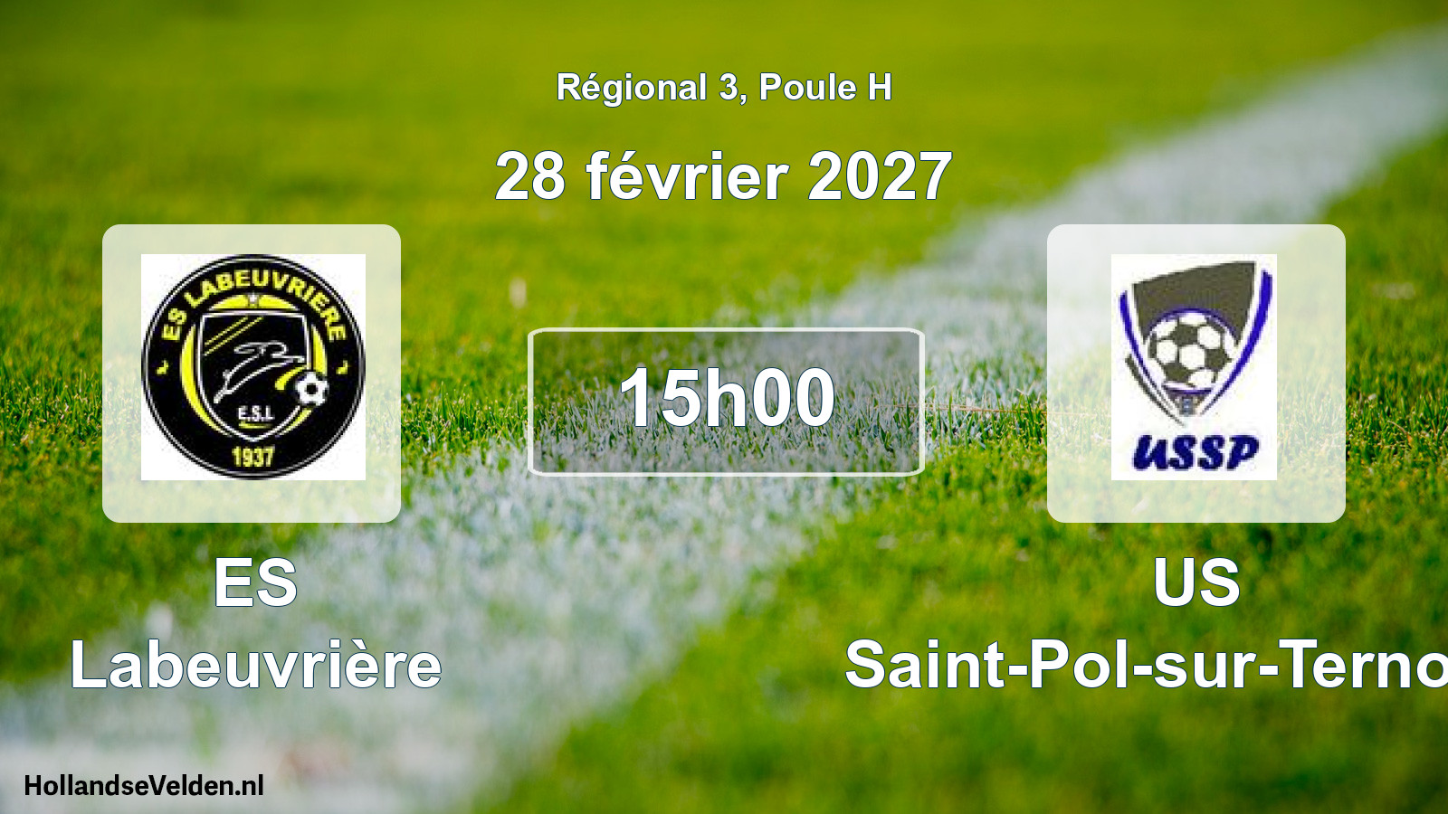 Scheduled Match: ES Labeuvrière - US Saint-Pol-sur-Ternoise (28 February 2027)