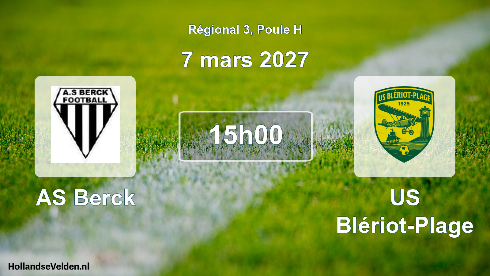 Scheduled Match: AS Berck - US Blériot-Plage (7 March 2027)
