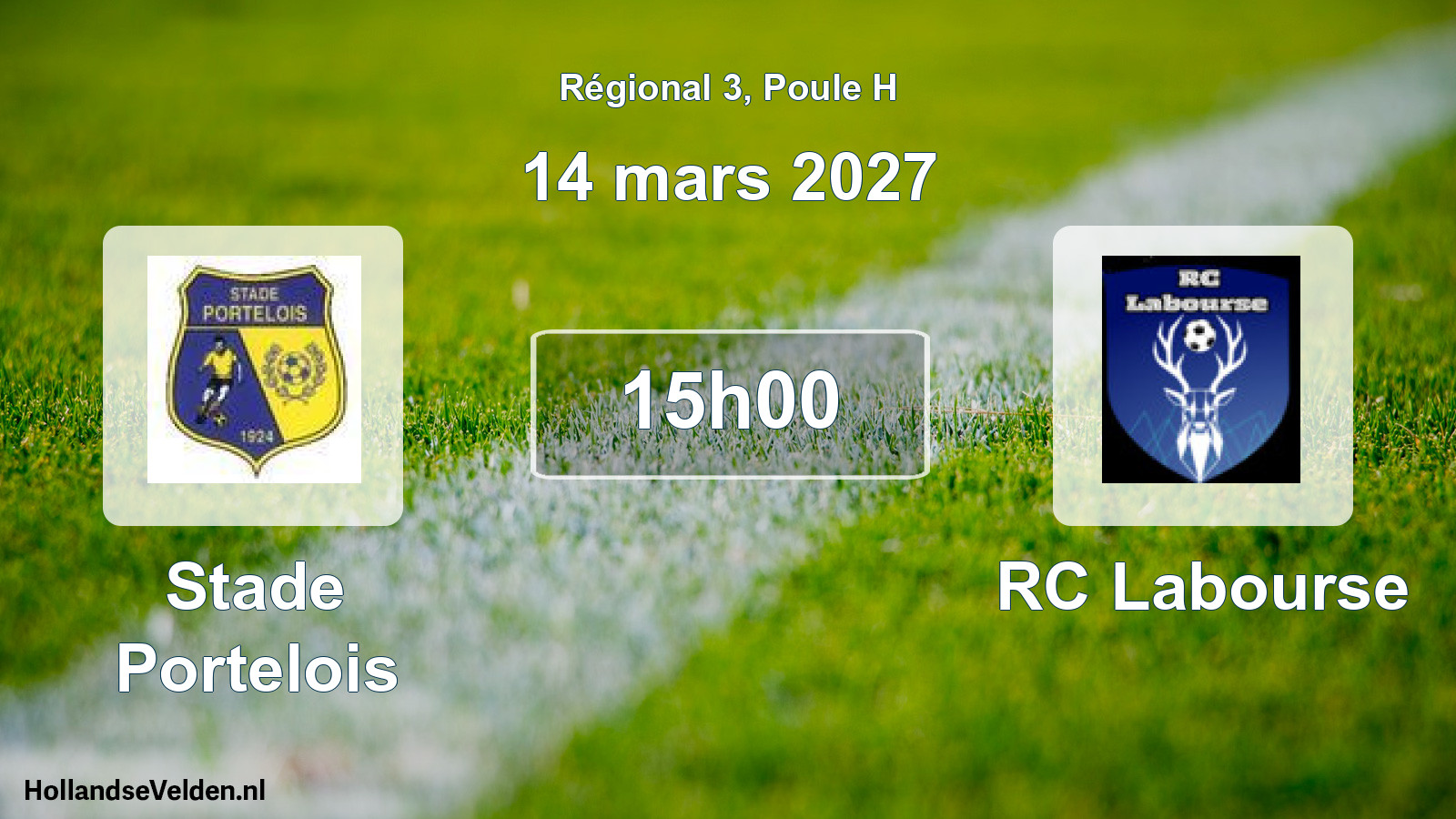 Scheduled Match: Stade Portelois - RC Labourse (14 March 2027)