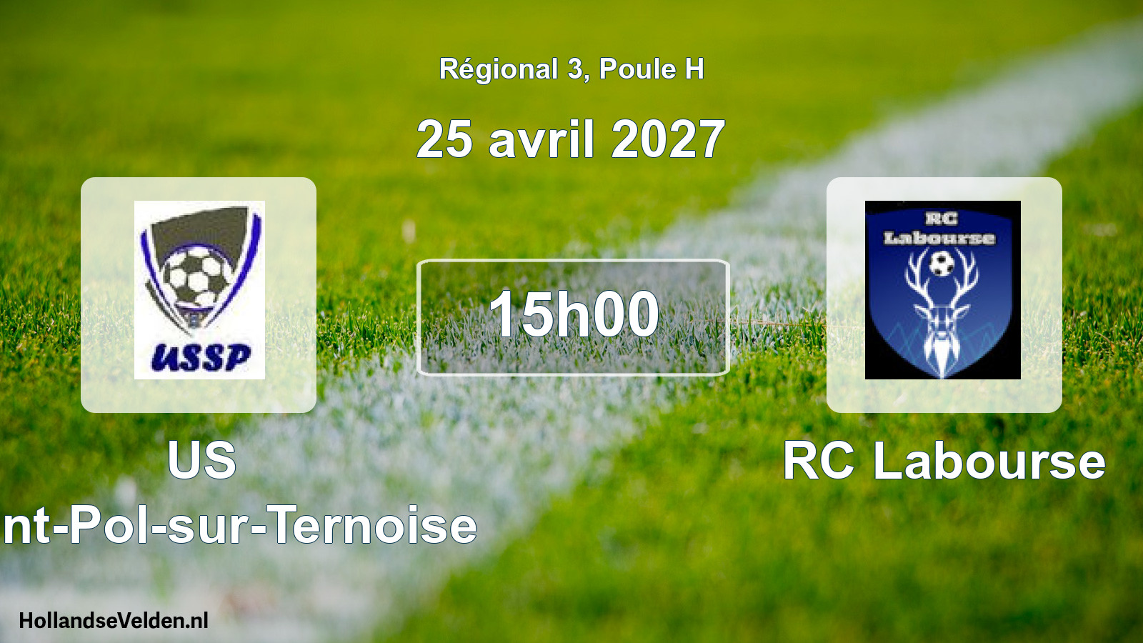 Scheduled Match: US Saint-Pol-sur-Ternoise - RC Labourse (25 April 2027)