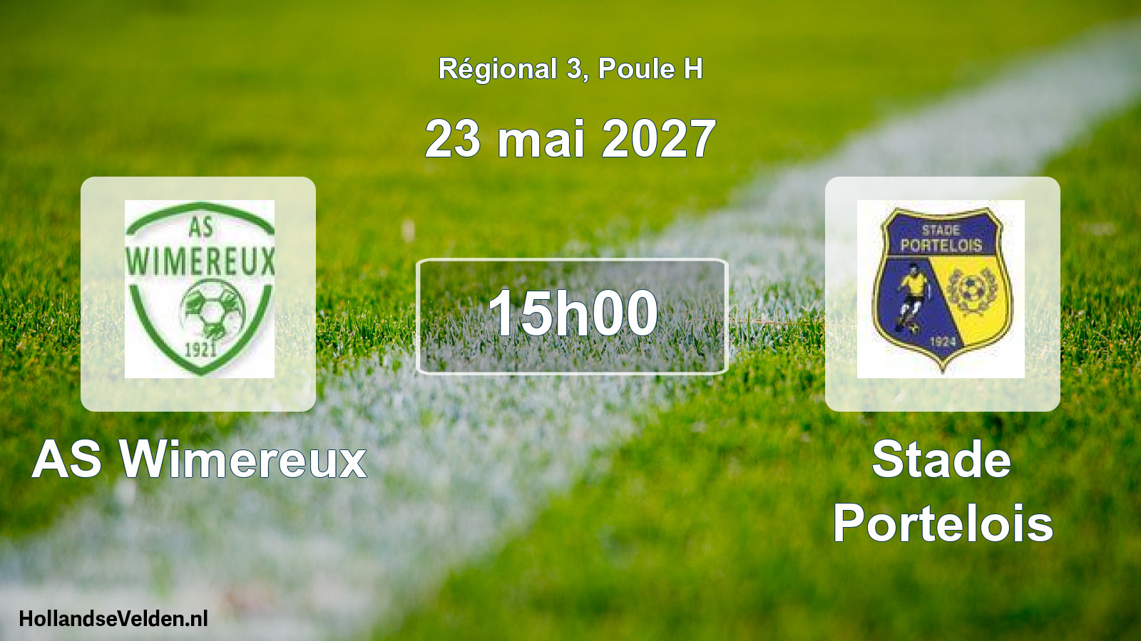 Scheduled Match: AS Wimereux - Stade Portelois (23 May 2027)