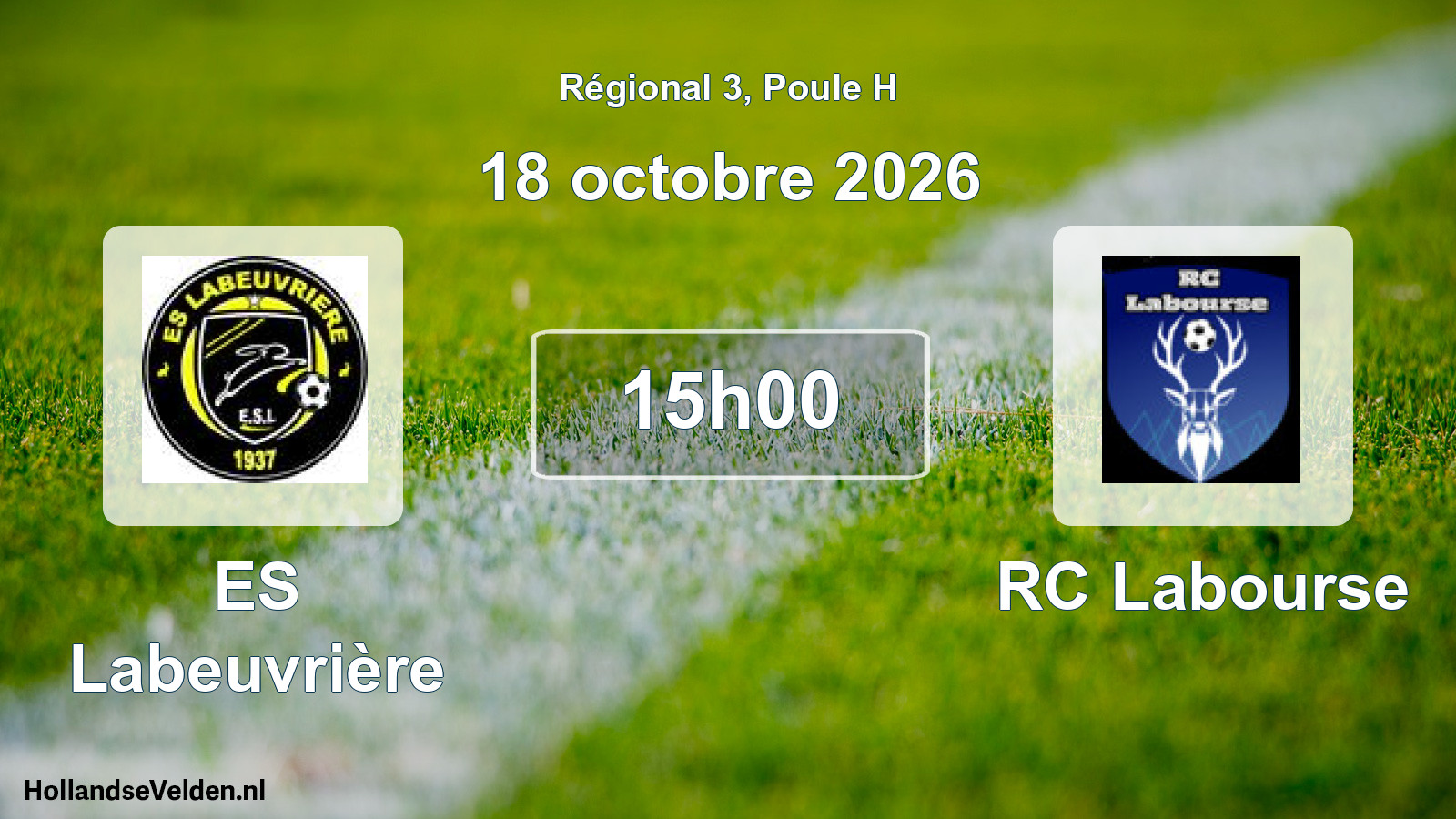 Scheduled Match: ES Labeuvrière - RC Labourse (18 October 2026)