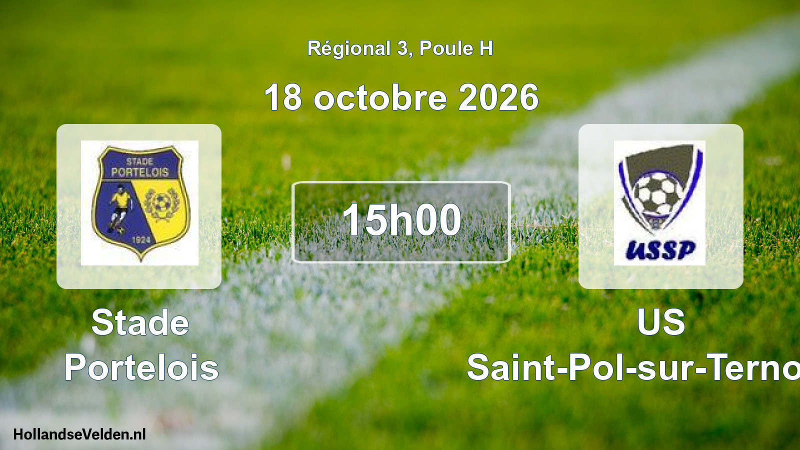 Scheduled Match: Stade Portelois - US Saint-Pol-sur-Ternoise (18 October 2026)