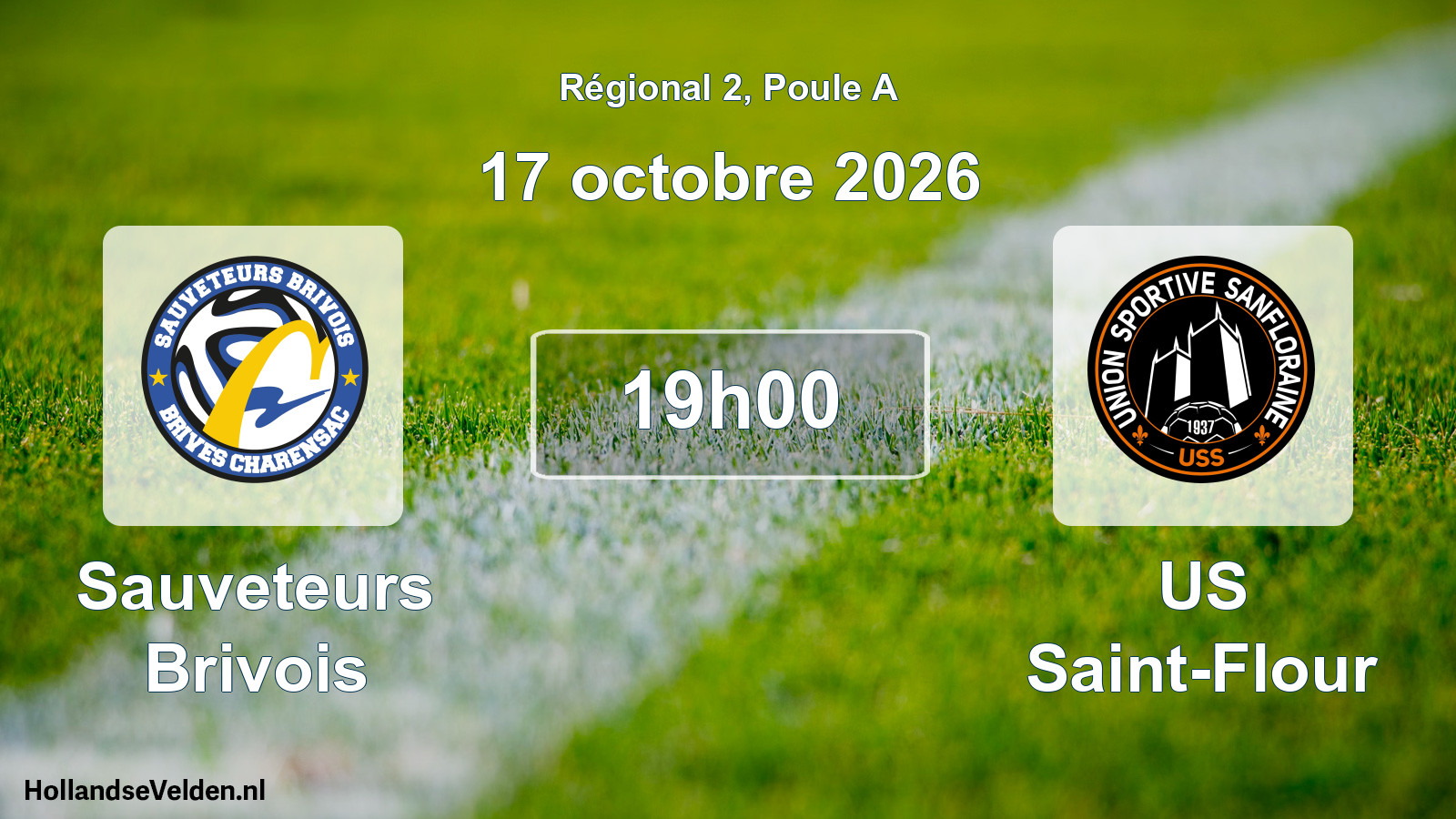 Scheduled Match: Sauveteurs Brivois - US Saint-Flour (17 October 2026)