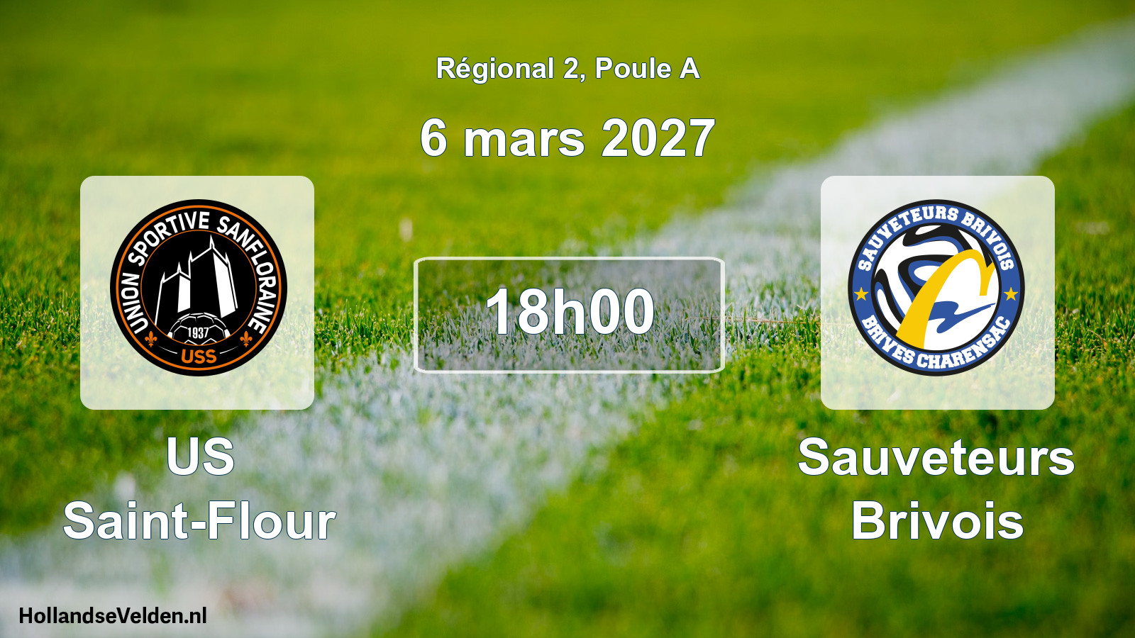 Match programmé: US Saint-Flour - Sauveteurs Brivois (6 mars 2027)