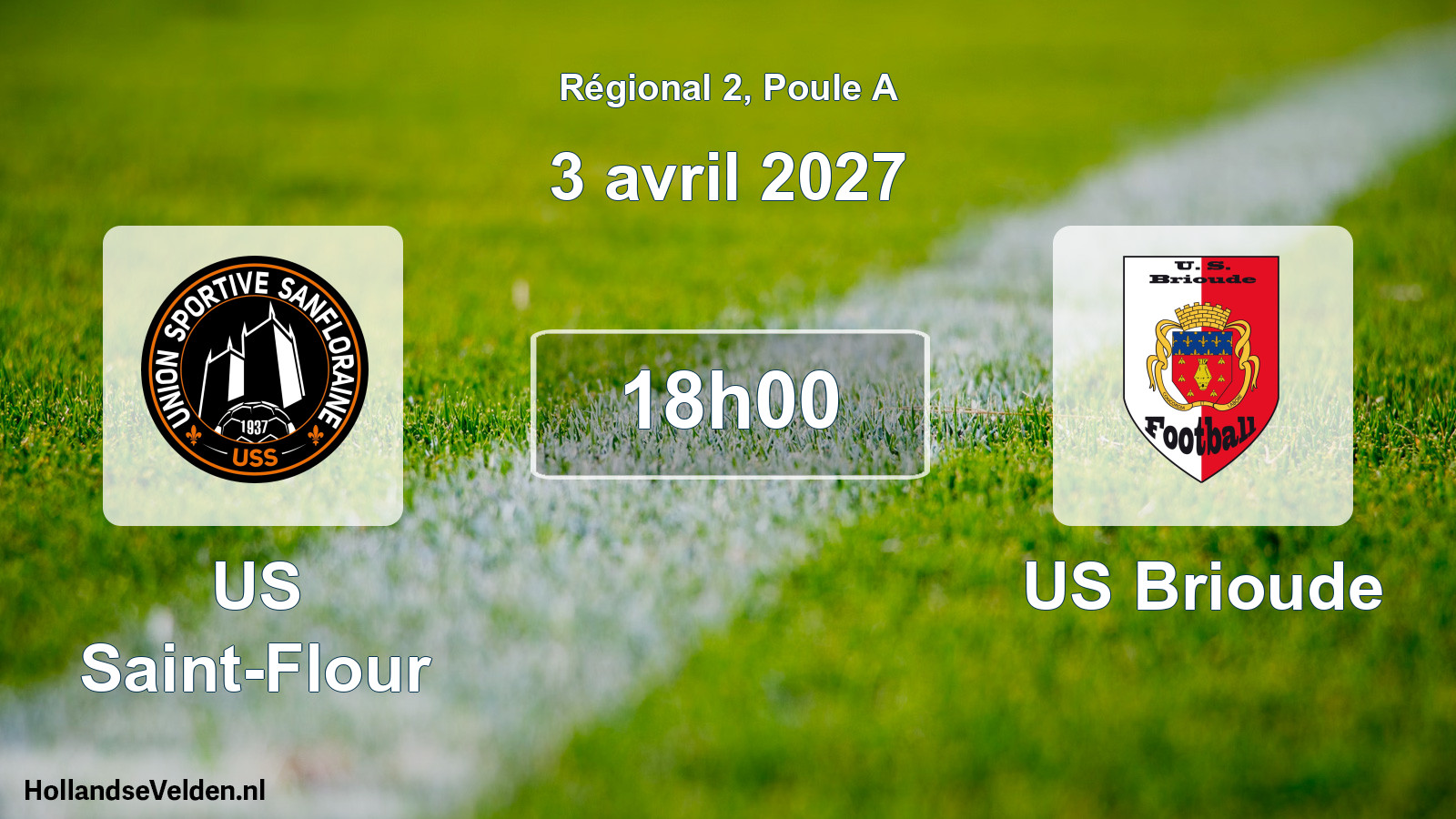 Match programmé: US Saint-Flour - US Brioude (3 avril 2027)