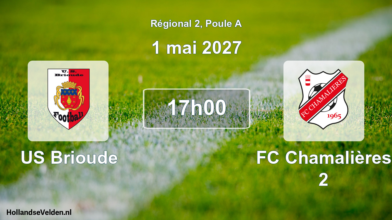 Scheduled Match: US Brioude - FC Chamalières 2 (1 May 2027)