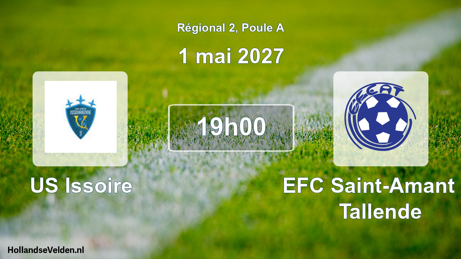 Scheduled Match: US Issoire - EFC Saint-Amant et Tallende (1 May 2027)