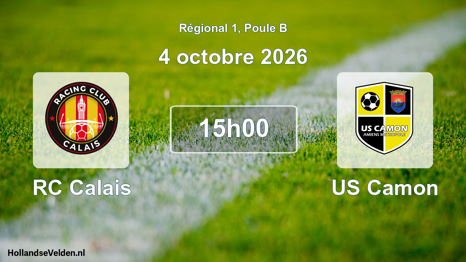 Scheduled Match: RC Calais - US Camon (4 October 2026)