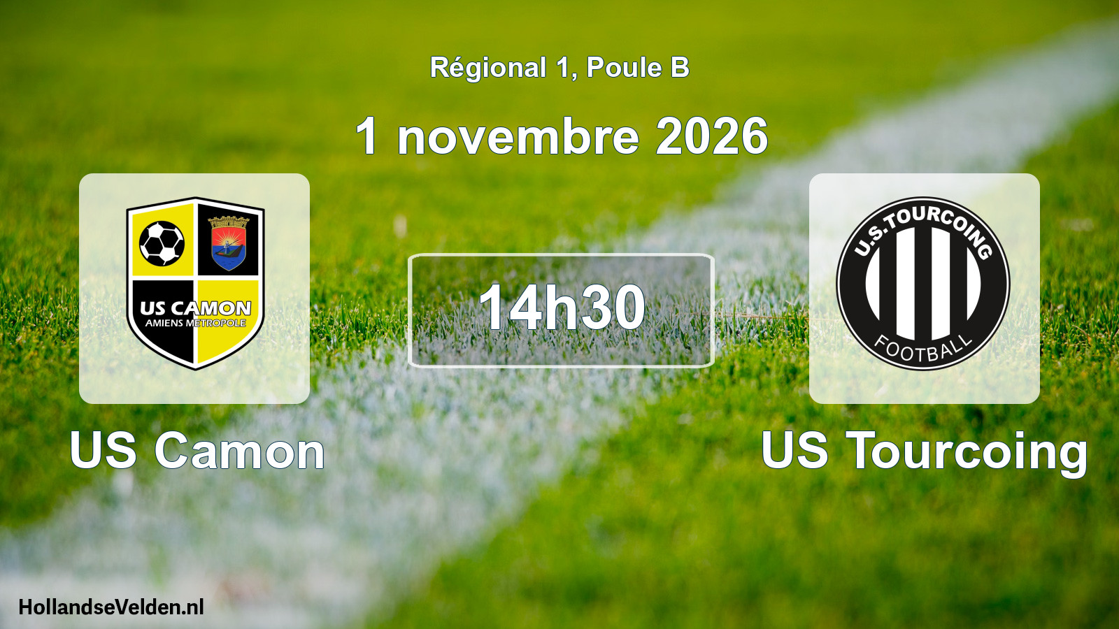 Scheduled Match: US Camon - US Tourcoing (1 November 2026)