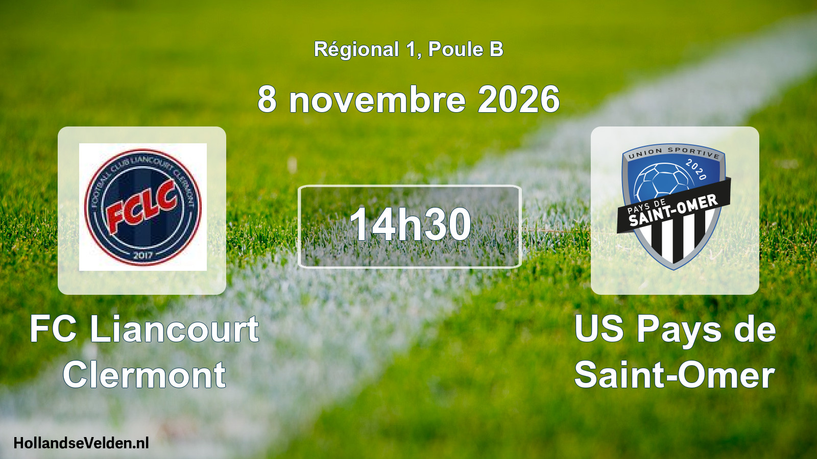 Scheduled Match: FC Liancourt Clermont - US Pays de Saint-Omer (8 November 2026)
