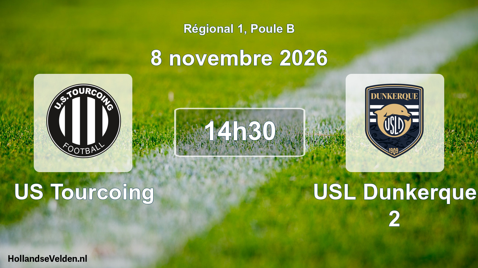 Scheduled Match: US Tourcoing - USL Dunkerque 2 (8 November 2026)