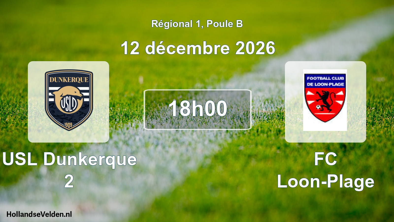 Scheduled Match: USL Dunkerque 2 - FC Loon-Plage (12 December 2026)