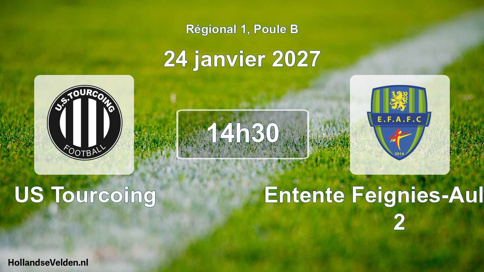 Scheduled Match: US Tourcoing - Entente Feignies-Aulnoye 2 (24 January 2027)