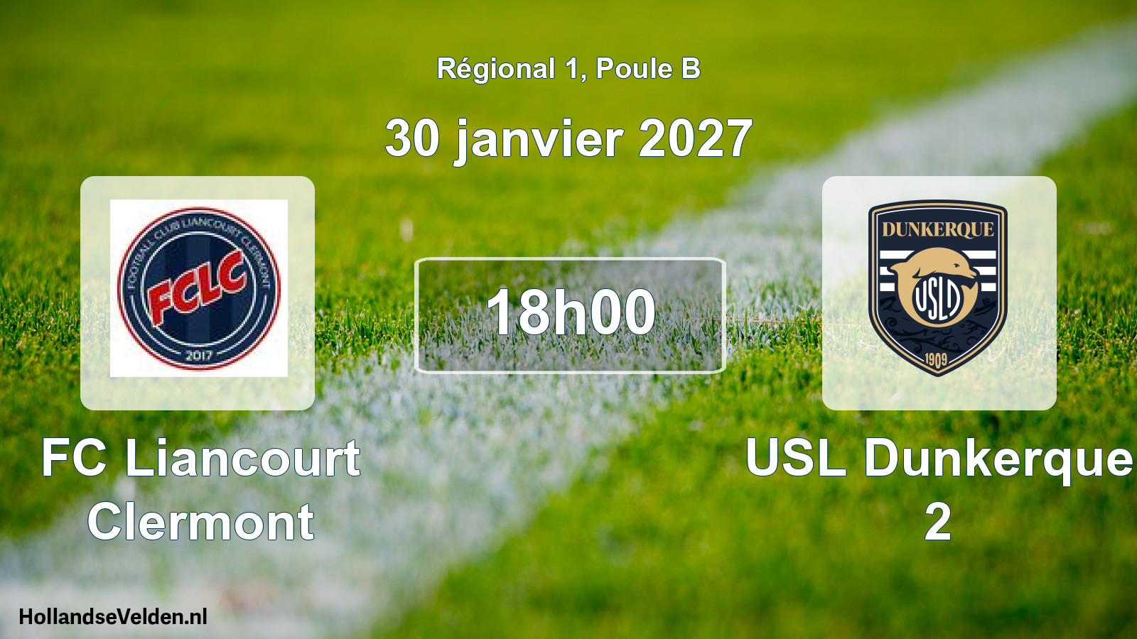 Scheduled Match: FC Liancourt Clermont - USL Dunkerque 2 (30 January 2027)