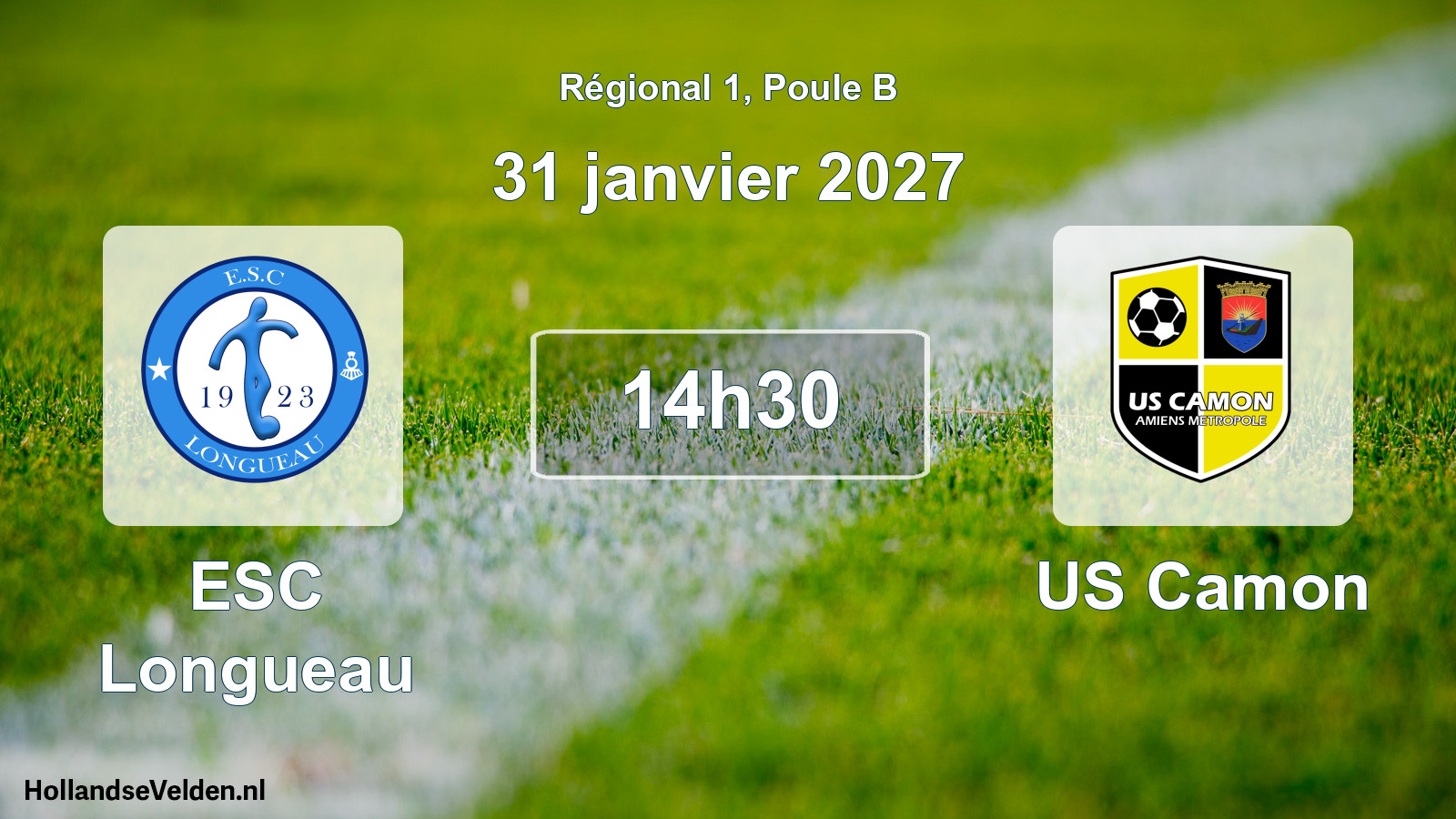 Scheduled Match: ESC Longueau - US Camon (31 January 2027)