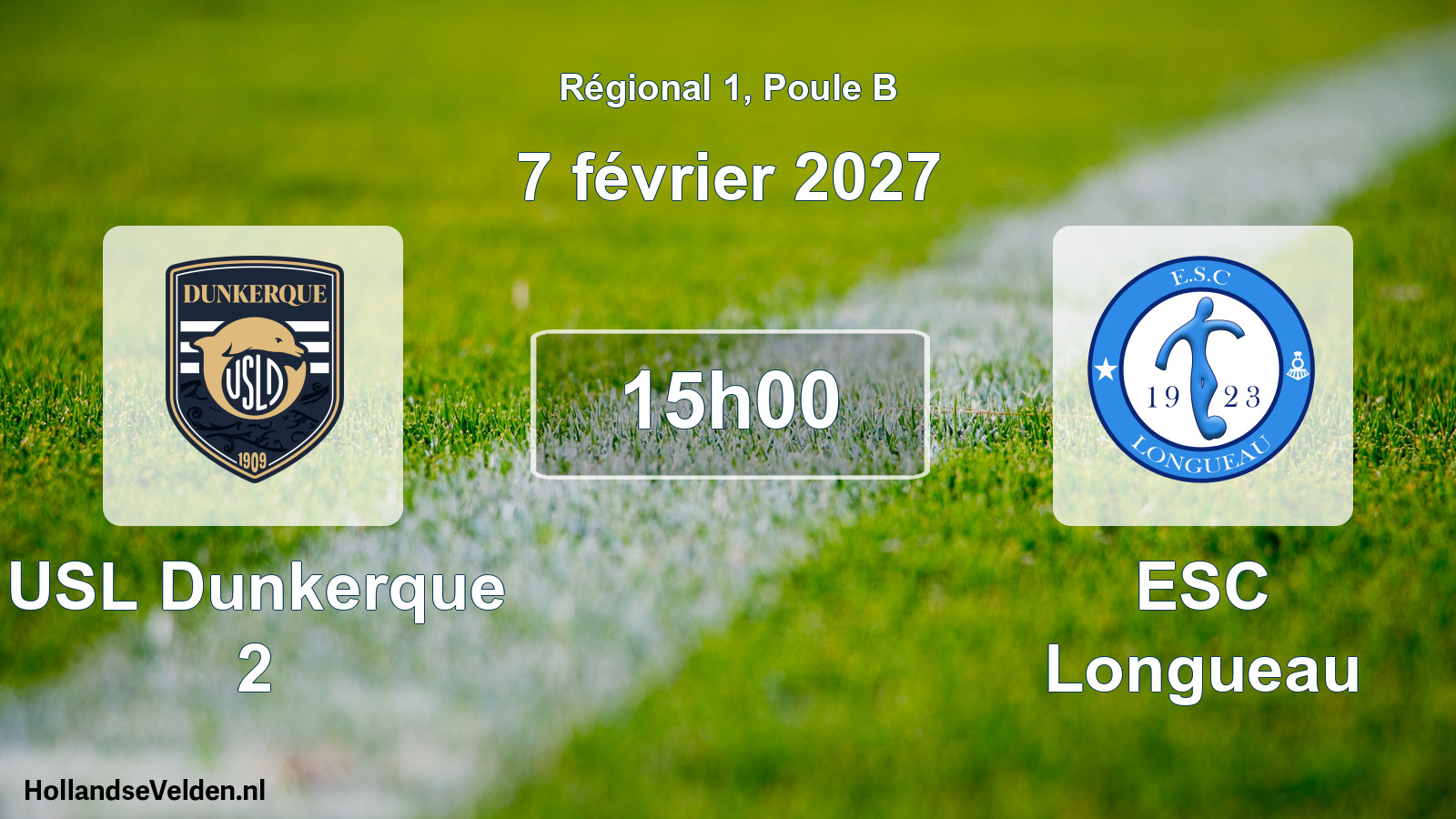 Scheduled Match: USL Dunkerque 2 - ESC Longueau (7 February 2027)