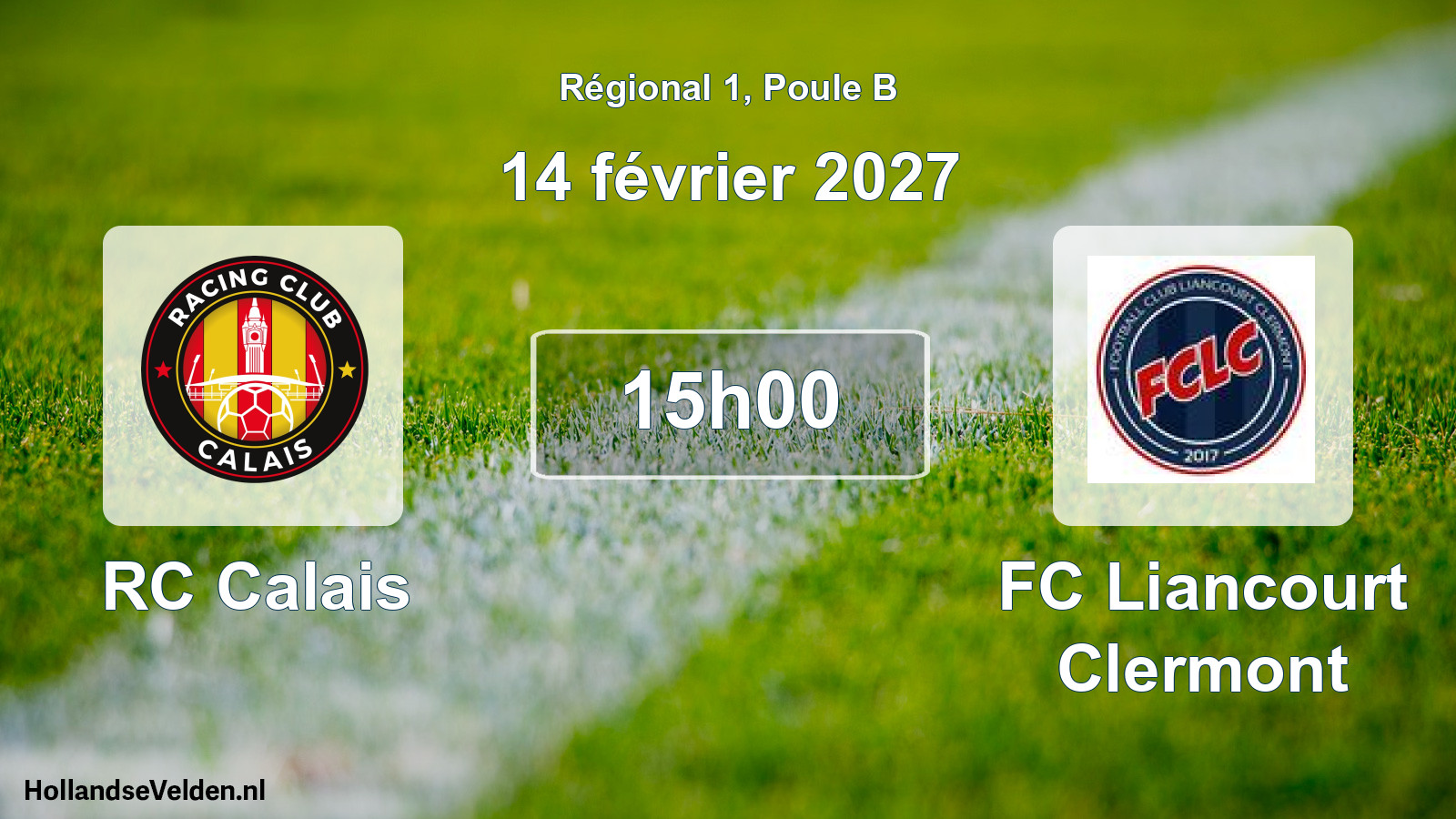 Scheduled Match: RC Calais - FC Liancourt Clermont (14 February 2027)