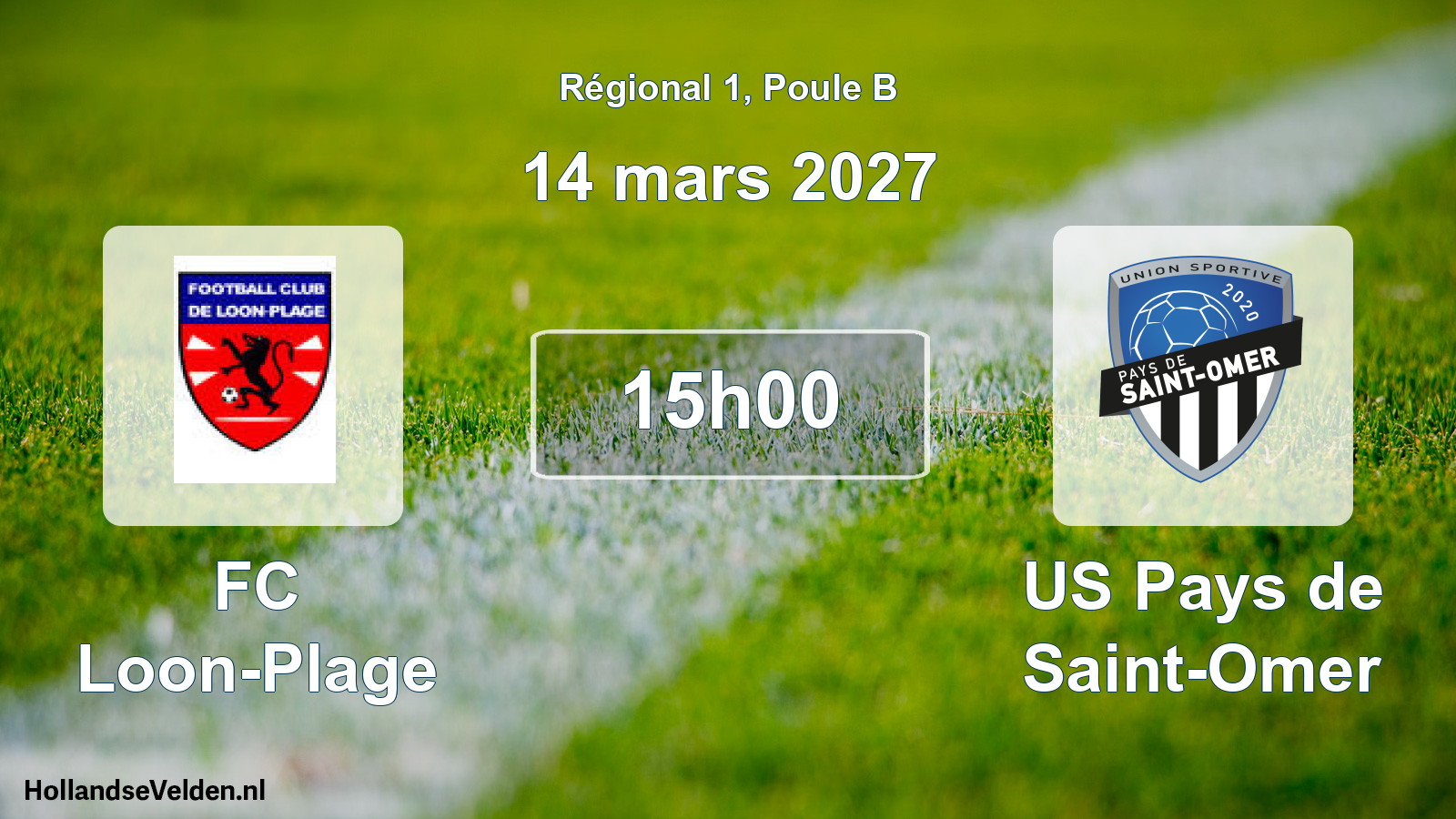 Scheduled Match: FC Loon-Plage - US Pays de Saint-Omer (14 March 2027)
