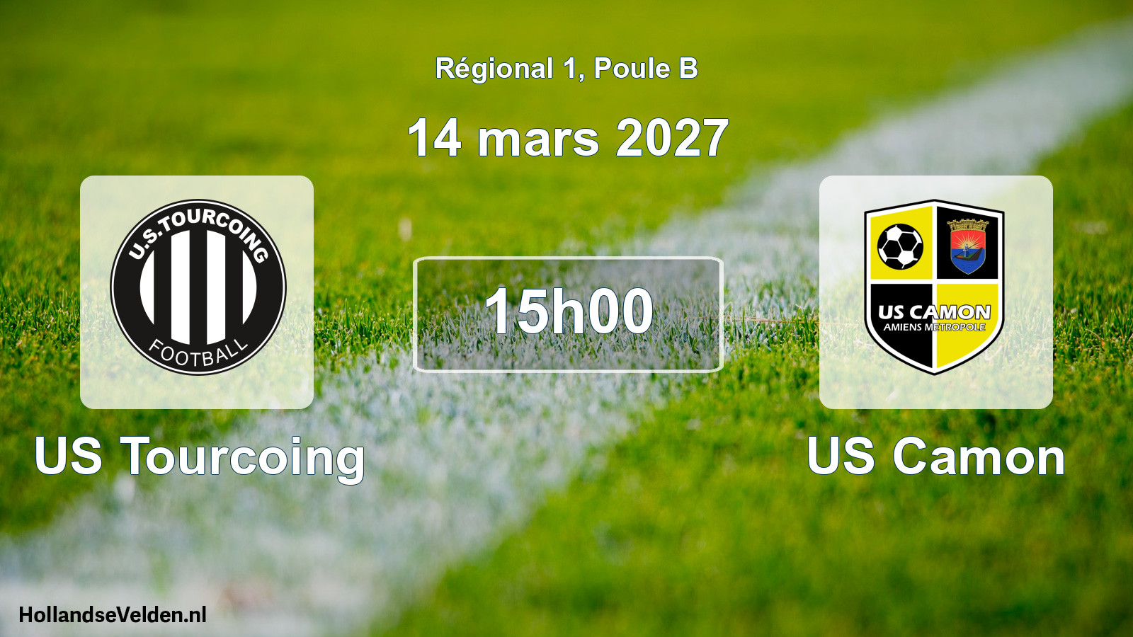 Match programmé: US Tourcoing - US Camon (14 mars 2027)