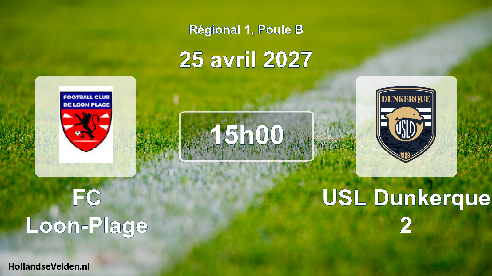 Scheduled Match: FC Loon-Plage - USL Dunkerque 2 (25 April 2027)