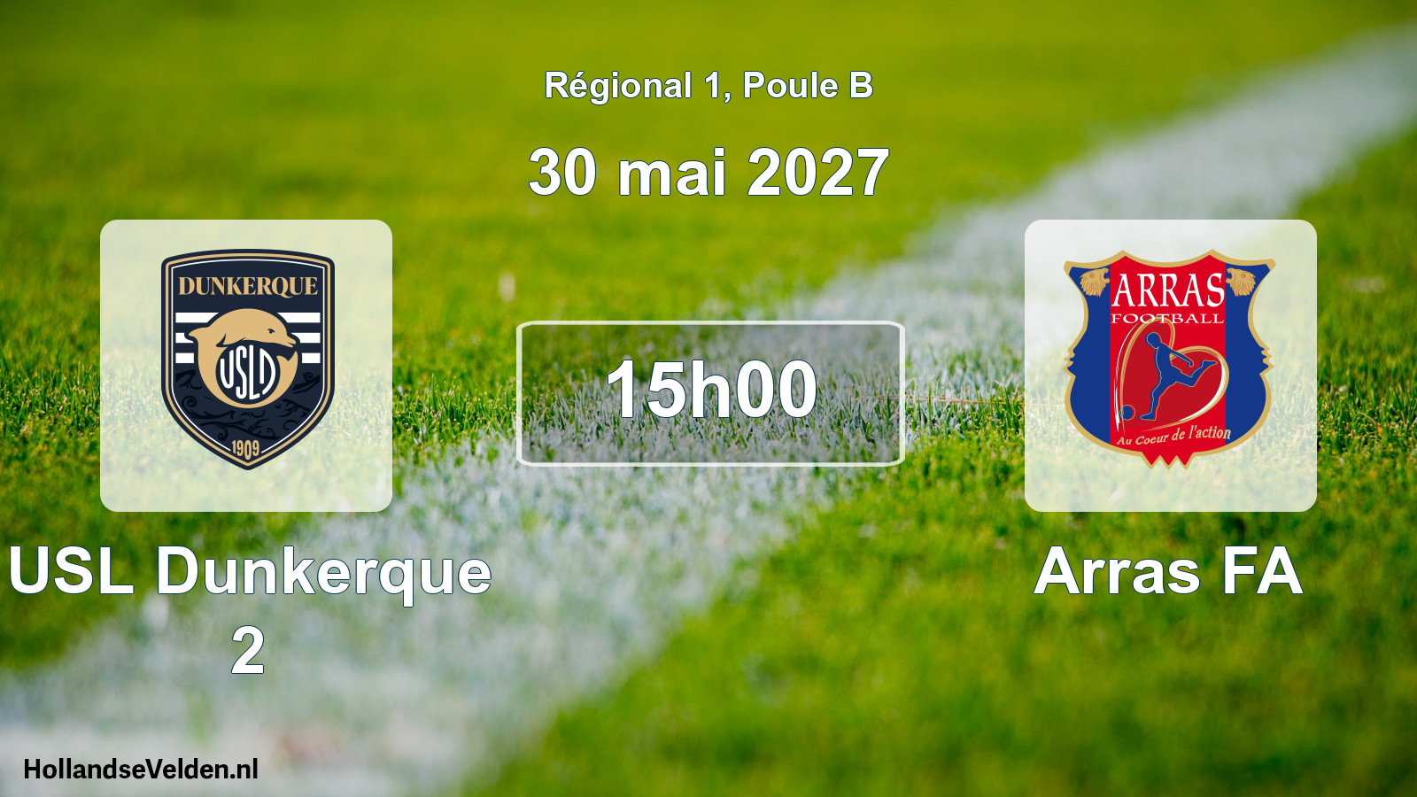 Scheduled Match: USL Dunkerque 2 - Arras FA (30 May 2027)
