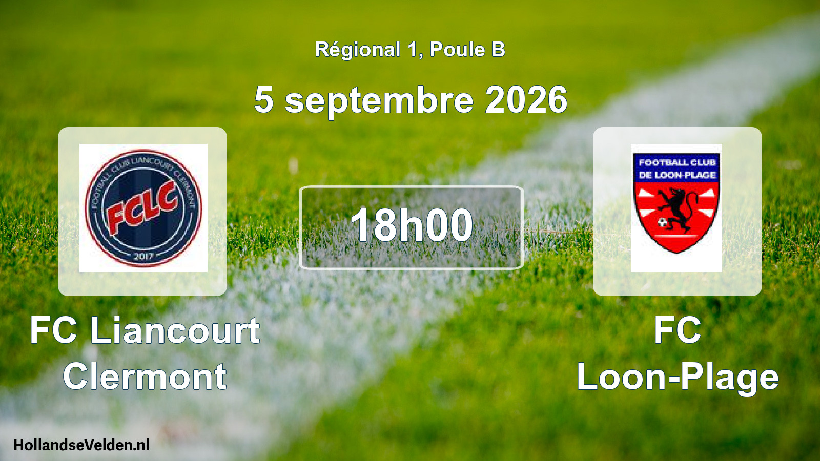 Scheduled Match: FC Liancourt Clermont - FC Loon-Plage (5 September 2026)